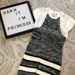 Black/White Sweater Dress